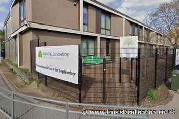 Greatfields School, Barking hijab banner was pupil's artwork