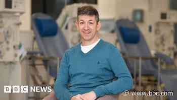 Blood plasma donations help man walk again