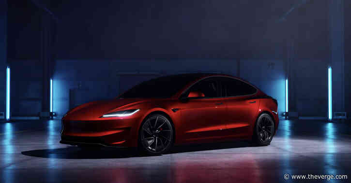 Tesla reveals a new Model 3 Performance with more horsepower and faster acceleration