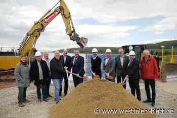 Spatenstich im Logistikpark Diemelstadt