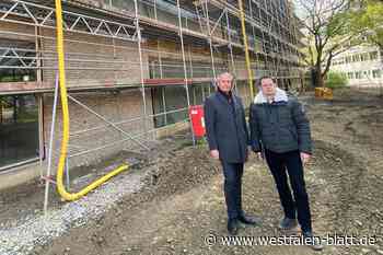 Stadt Herford spricht von Baumängeln – Klinker müssen wieder runter