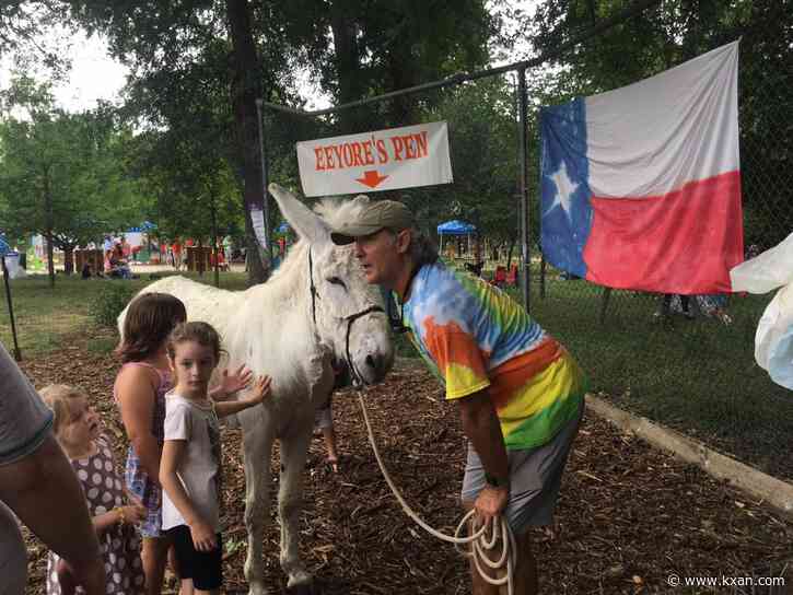 What's the history behind Eeyore's Birthday Party in Austin?