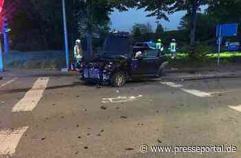 FW-BOT: Drei verletzte Personen bei Verkehrsunfall