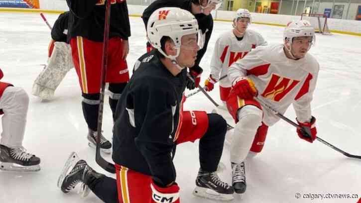 His OHL season may be over, but Hunter Brzustewicz is still skating