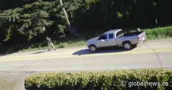 Caught on video: B.C. firefighter survives hit-and-run outside his own home