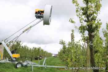 Fruittelers met wind, water en vuur in actie tegen nachtvorst