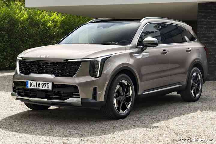 Vernieuwde Kia Sorento op de prijslijst