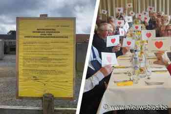 Nadat dorp op zijn kop stond en vol rode hartjes kleurde: parochiezaal zal voorlopig niet afgebroken worden