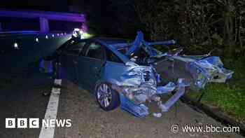 Driver charged after abandoned car causes M6 crash