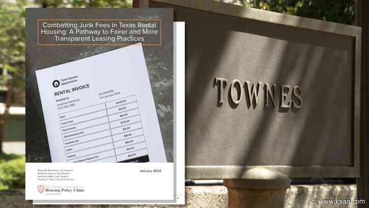 Junk fees growing in Texas apartments, according to recent study