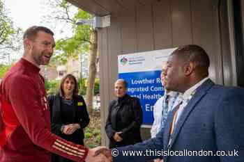 Arsenal's Mertesacker opens Islington mental health centre