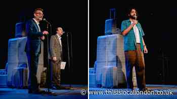 April Foolery charity comedy gig stars Hugh Dennis Simon Brodkin