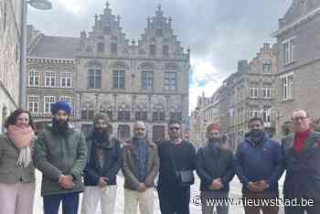 Sikhs bouwen tempel in Vleeshuis voor groots feest: “We trakteren op Indiase gerechten, iedereen is welkom”