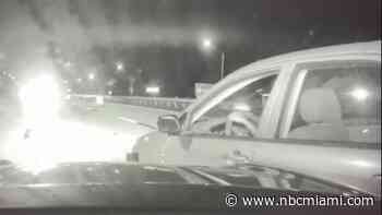 Video shows FHP trooper forcibly stopping woman driving the wrong way on highway