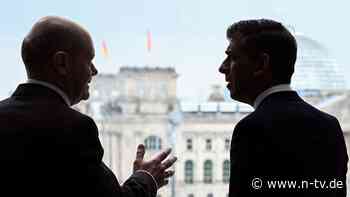 Neues Kapitel bei Verteidigung: Scholz und Sunak schließen Waffenpakt