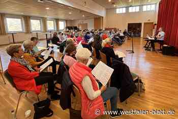 60 Sängerinnen und Sänger machen beim Projektchor Kirchborchen mit