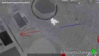 Video shows police arresting alleged impaired driver who fled Pickering crash