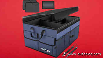 Declutter your car with this highly-rated trunk organizer