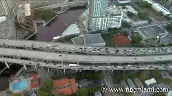 Woman struck and killed by car while trying to cross I-95 in Miami
