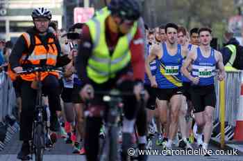 Runners enjoy the sunshine as hundreds head along the Tyne for the Quayside 5K