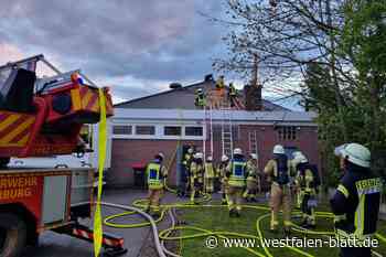 Stadtschützenfest in Warburg in Gefahr: Halle in Nörde brennt