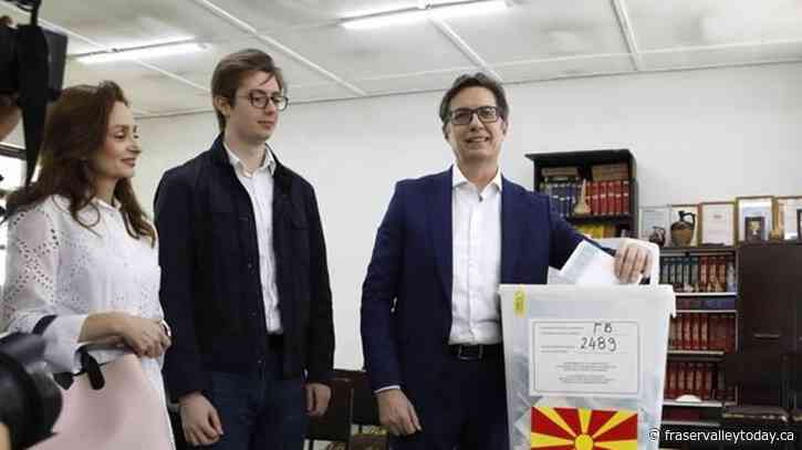 EU hopeful North Macedonia to hold May 8 presidential runoff with center-right candidate in the lead