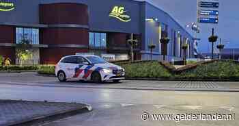 Volop politie aanwezig op bedrijventerrein, ook helikopter langere tijd ingezet