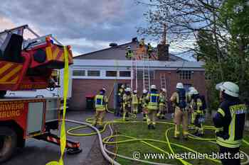 Halle in Nörde brennt: Stadtschützenfest Warburg in Gefahr