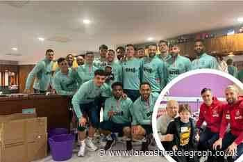 Burnley players make hospice patient’s day while filming Sky show