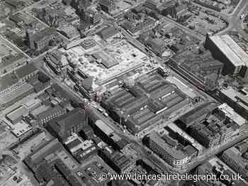 Bolton's new shopping centre Market Place, seen from the air