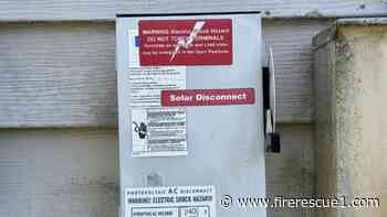 Conn. firefighters quickly extinguish solar panel fire