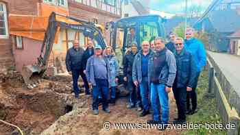 Projekt in Wenden: Am Rathaus rollt jetzt der Bagger