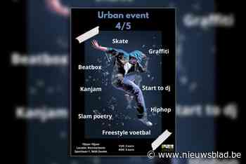 Jongeren kunnen zich uitleven tijden urban event met tal van uitdagende workshops