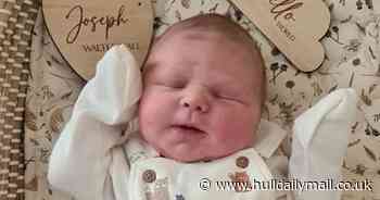 Three become four – Hessle triplets’ new baby brother’s arrival is an early birthday present