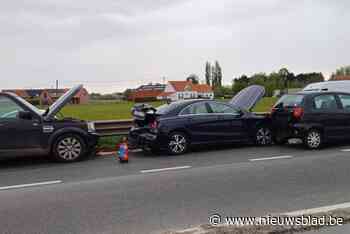 Grote hinder op Rijksweg door ongeval met vier auto’s