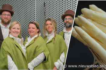 Grootmeesters van ‘het witte goud’ overhandigen eerste asperges: “Hans Bourlon van Studio 100 wordt straks lid van ons Grafelijk Genootschap”