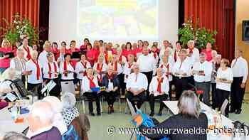 Liedernachmittag in Egenhausen: Zum Abschluss singen Chöre gemeinsam