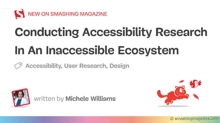 Conducting Accessibility Research In An Inaccessible Ecosystem