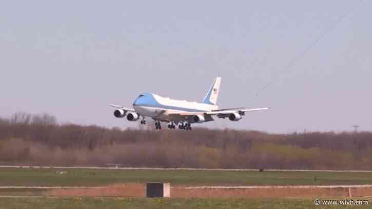 WATCH: President Joe Biden's arrival in Syracuse