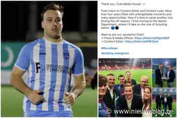 Perschef Club NXT gaan voor scoutingcel werken