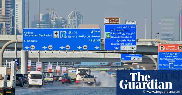 Global heating and urbanisation to blame for severity of UAE floods, study finds