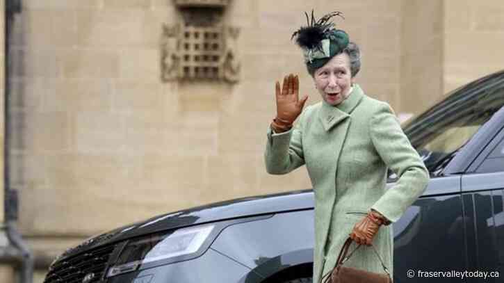 Princess Anne to visit British Columbia, sail to Esquimalt