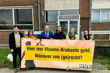 N-VA pleit met ludieke actie voor een volwaardig parketgebouw