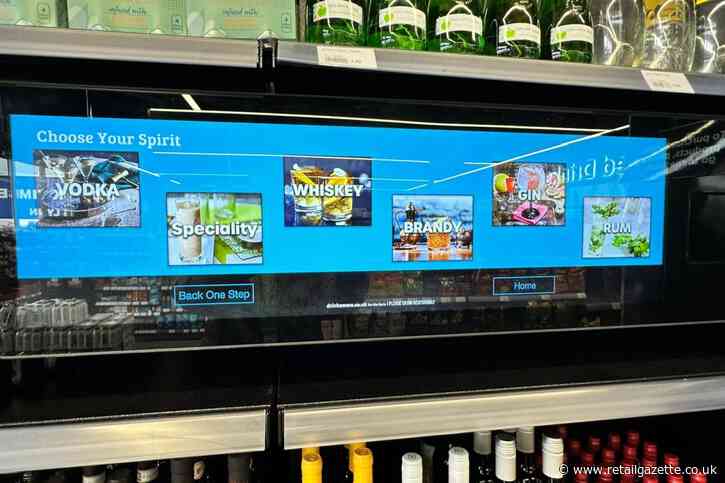 Asda trials new ‘Digital Spirits’ interactive screens amid innovation push