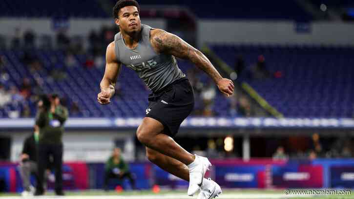 Miami Dolphins select edge rusher Chop Robinson of Penn State with 21st pick of NFL draft