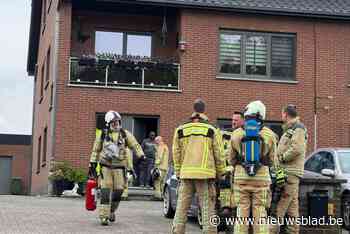 Flat vol rook door oververhitte pan in Vliermaalroot