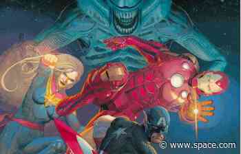 Superheroes fight acid-spewing xenomorphs in Marvel Comics' 'Aliens vs. Avengers'