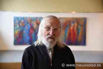 Schilder-acteur Leo De Beul (86) zorgt voor zieke vrouw maar vindt nog tijd voor expo: “Ik maak graag grote werken, ons huis heeft daarom heel hoge plafonds”