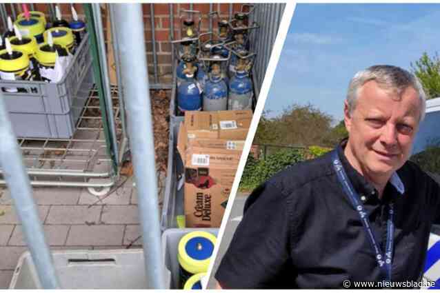 In deze politiezone worden niet alleen veel lachgasflessen gevonden maar vorig jaar ook liefst 72 gebruikers beboet: “Gasten die soms open en bloot in de auto inhaleren met ballon”