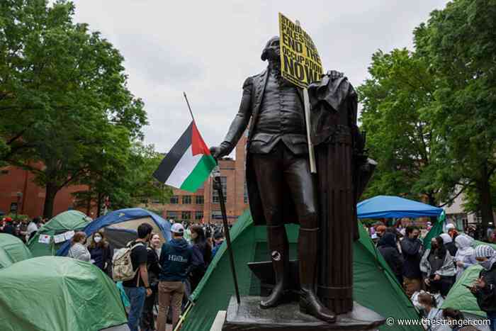 Slog AM: Women Employees Sue SPD, US Birth Rate Declines, Forceful Police Response at Campus Protests